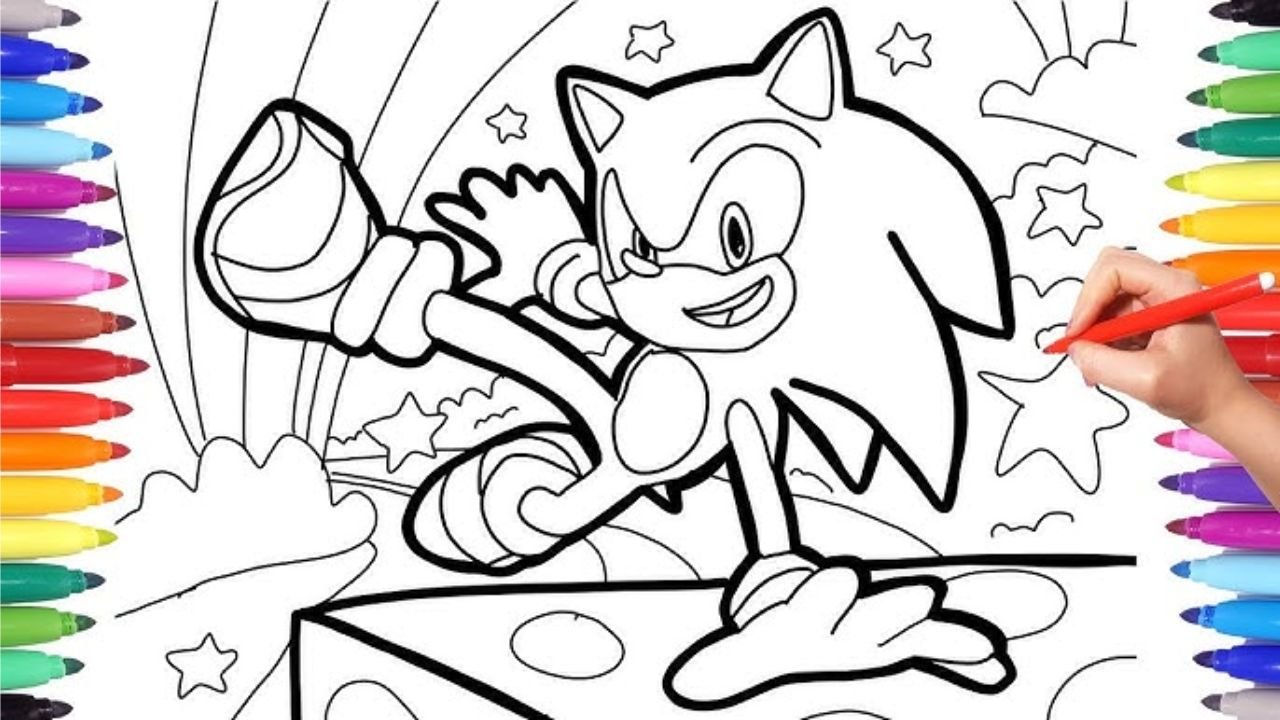 Sonic Coloring Pages