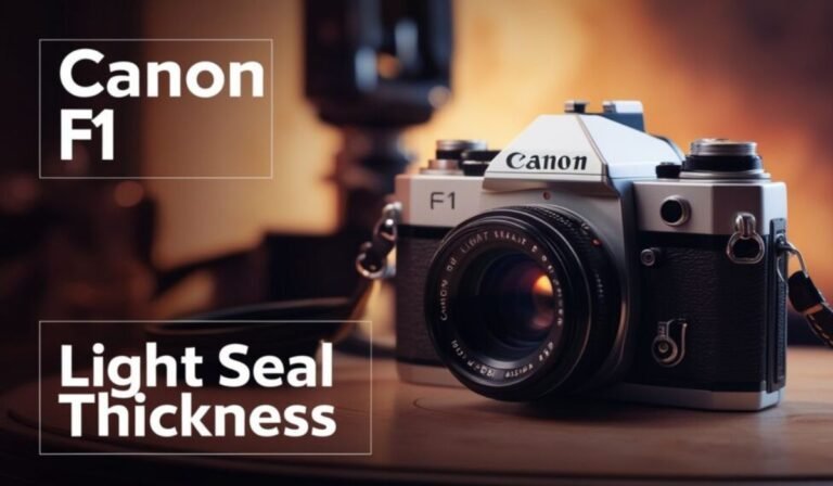 What Light Seal Thickness for Canon F1